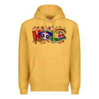 Mustard Hola Cinco De Mayo Premium Hoodie - NancyCooperArtShop