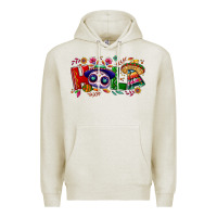 Oatmeal Heather Hola Cinco De Mayo Premium Hoodie - NancyCooperArtShop