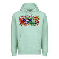 Seafoam Hola Cinco De Mayo Premium Hoodie - NancyCooperArtShop