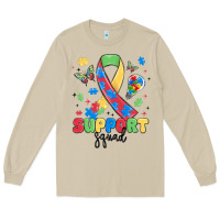 Mushroom support squad autism Long Sleeve Tee - MaliasSmallBusiness