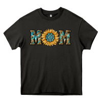 Asphalt sunflower mom Heavy Core Tee - RanaPortraitStore
