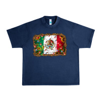 Navy Christmas lights Mexican flag Urban Heavy Tee - Jasminsmagicworld