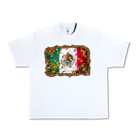 White Christmas lights Mexican flag Urban Heavy Tee - Jasminsmagicworld