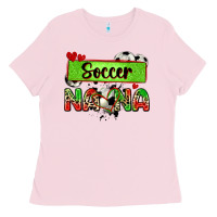 Soccer Nana With Leopard Ladies Tee | Teevron