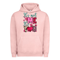 Pigment Salmon it s not me it s you Urban Hoodie - OliviaCreatesArt