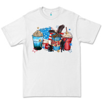 White usa coffee cups Premium Tee - Zillion Design Studio