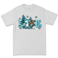 Dove Grey love winter Premium Tee - AdoDesignShop