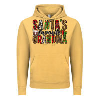 Santa's Favorite Grandma Vintage Hoodie | Teevron
