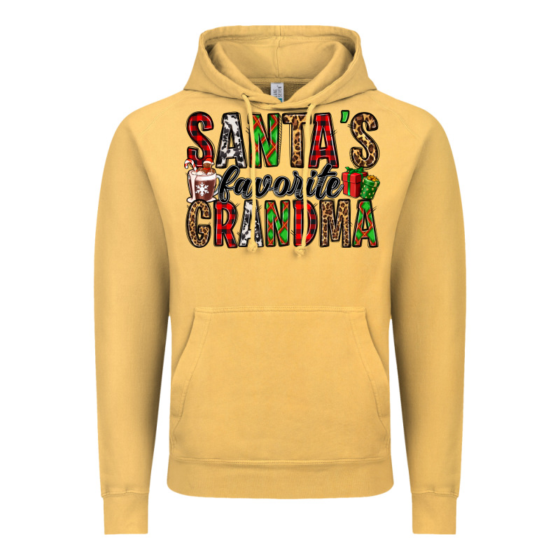 Santa's Favorite Grandma Vintage Hoodie by Jasminsmagicworld | Teevron