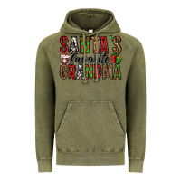 Vintage Olive santa's favorite grandma Vintage Hoodie - Jasminsmagicworld