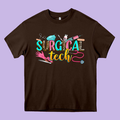 Surgical Tech Heavy Core Tee Designed By Zillion Design Studio