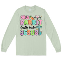 Matcha silly rabbit easter is for jesus Long Sleeve Tee - MaliasSmallBusiness