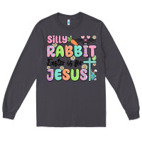 Smoke silly rabbit easter is for jesus Long Sleeve Tee - MaliasSmallBusiness