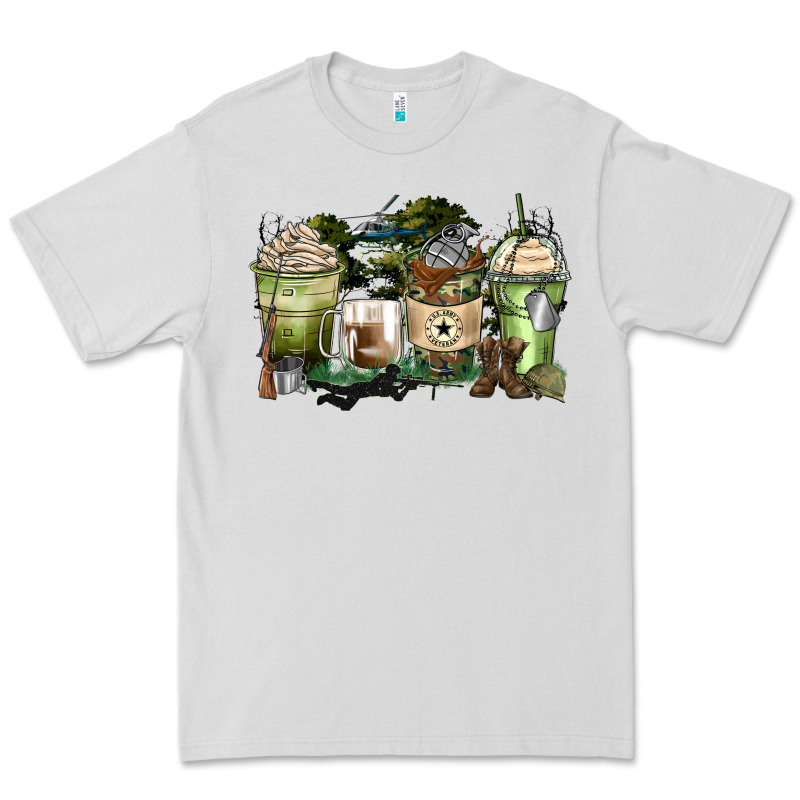 Veteran Coffee Cups Premium Tee by Zillion Design Studio | Teevron