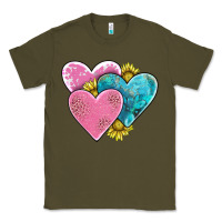 Army Green hearts Classic Tee - AdoDesignShop