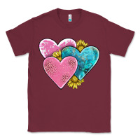 Burgundy hearts Classic Tee - AdoDesignShop