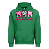 Emerald happy valentines day dentist Urban Hoodie - OliviaCreatesArt