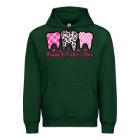 Forest Green happy valentines day dentist Urban Hoodie - OliviaCreatesArt