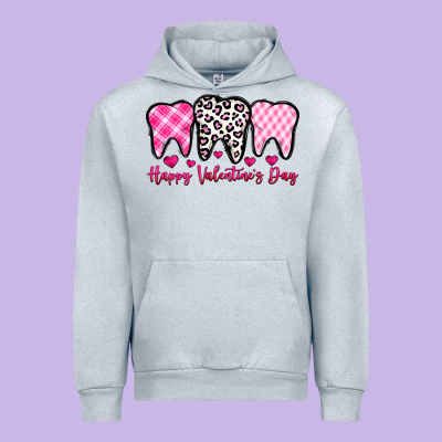 Happy Valentines Day Dentist Urban Hoodie Designed By Oliviacreatesart