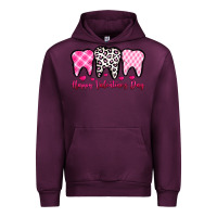 Mauve Wine happy valentines day dentist Urban Hoodie - OliviaCreatesArt