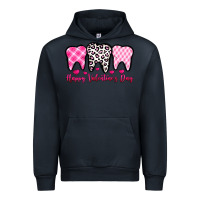 Navy happy valentines day dentist Urban Hoodie - OliviaCreatesArt