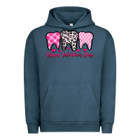 Pigment Midnight Navy happy valentines day dentist Urban Hoodie - OliviaCreatesArt