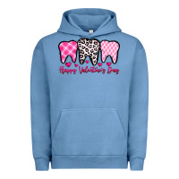 Pigment Pebble Blue happy valentines day dentist Urban Hoodie - OliviaCreatesArt