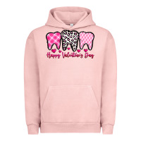 Pigment Salmon happy valentines day dentist Urban Hoodie - OliviaCreatesArt