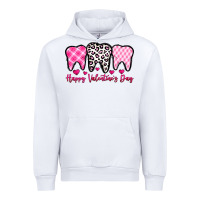 White happy valentines day dentist Urban Hoodie - OliviaCreatesArt