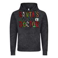 Vintage Black santa's favorite doctor Vintage Hoodie - Jasminsmagicworld