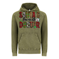 Vintage Olive santa's favorite doctor Vintage Hoodie - Jasminsmagicworld