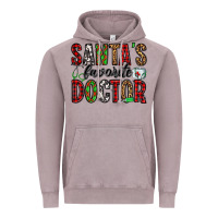 Vintage Zinc santa's favorite doctor Vintage Hoodie - Jasminsmagicworld
