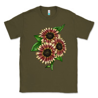 Army Green strawberry blonde sunflower Classic Tee - LillyAllenDesigns