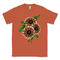 Copper strawberry blonde sunflower Classic Tee - LillyAllenDesigns