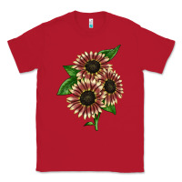 Red strawberry blonde sunflower Classic Tee - LillyAllenDesigns