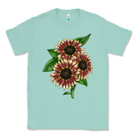 Seafoam strawberry blonde sunflower Classic Tee - LillyAllenDesigns