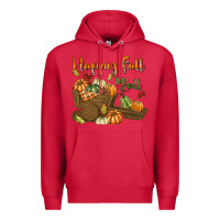 Cardinal Happy Fall Y'all Premium Hoodie - texasbilliewilder