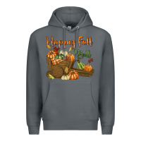 Rock Happy Fall Y'all Premium Hoodie - texasbilliewilder