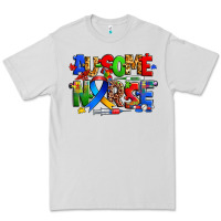 Dove Grey ausome autism nurse Premium Tee - Zillion Design Studio