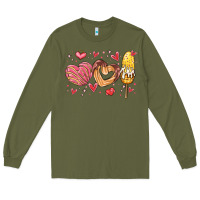 Army Green valentines day mexican food Long Sleeve Tee - MaliasSmallBusiness