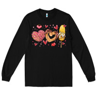 Black valentines day mexican food Long Sleeve Tee - MaliasSmallBusiness