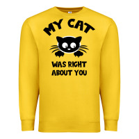 Lemon My Cat Was Right About You Premium Sweatshirt - Bettercallsaul