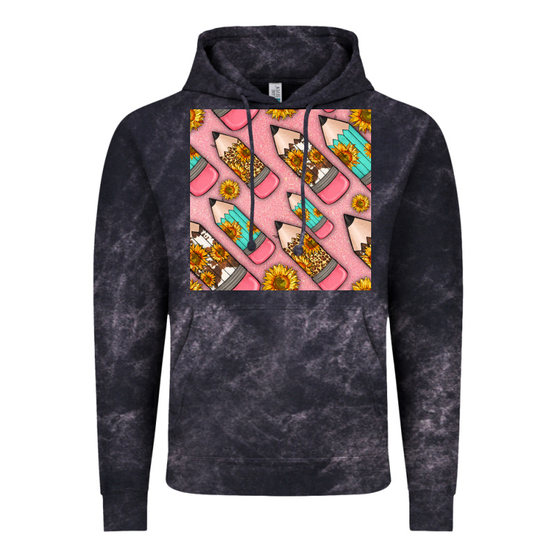Western Pencil Seamless Pattern Vintage Hoodie by BundleAndBundleShop | Teevron