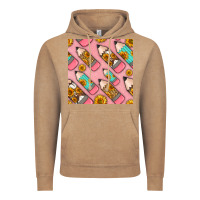 Vintage Coffee western pencil seamless pattern Vintage Hoodie - BundleAndBundleShop