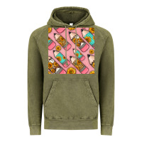 Vintage Olive western pencil seamless pattern Vintage Hoodie - BundleAndBundleShop