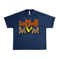 Navy softball mom Urban Heavy Tee - NancyCooperArtShop