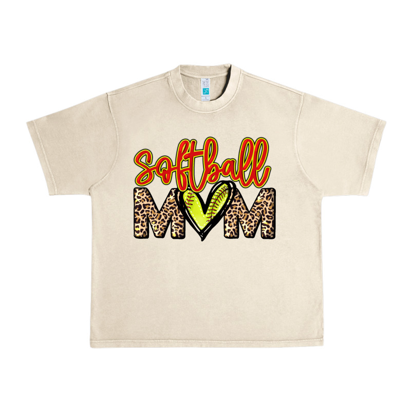 Softball Mom Urban Heavy Tee by NancyCooperArtShop | Teevron
