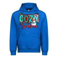 Cobalt cozy season Urban Hoodie - OliviaCreatesArt