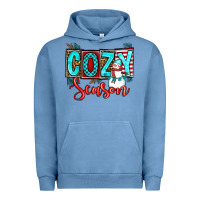 Pigment Pebble Blue cozy season Urban Hoodie - OliviaCreatesArt