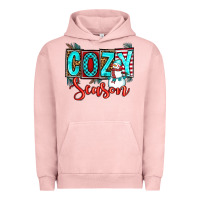 Pigment Salmon cozy season Urban Hoodie - OliviaCreatesArt